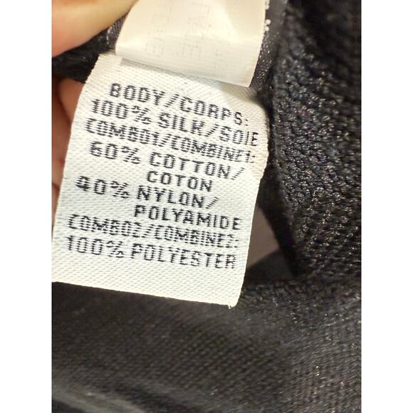 NWT Diane von Fürstenberg Zelda Bis Lace Midi Wrap Dress Silk Black Knit Size M - Picture 11 of 11